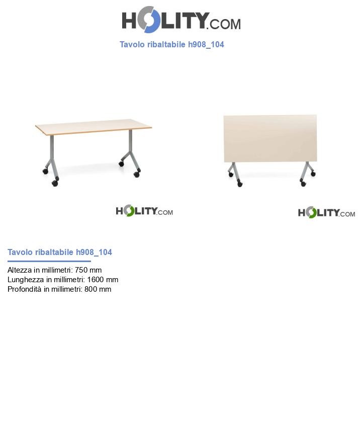 Tavolo ribaltabile h908_104