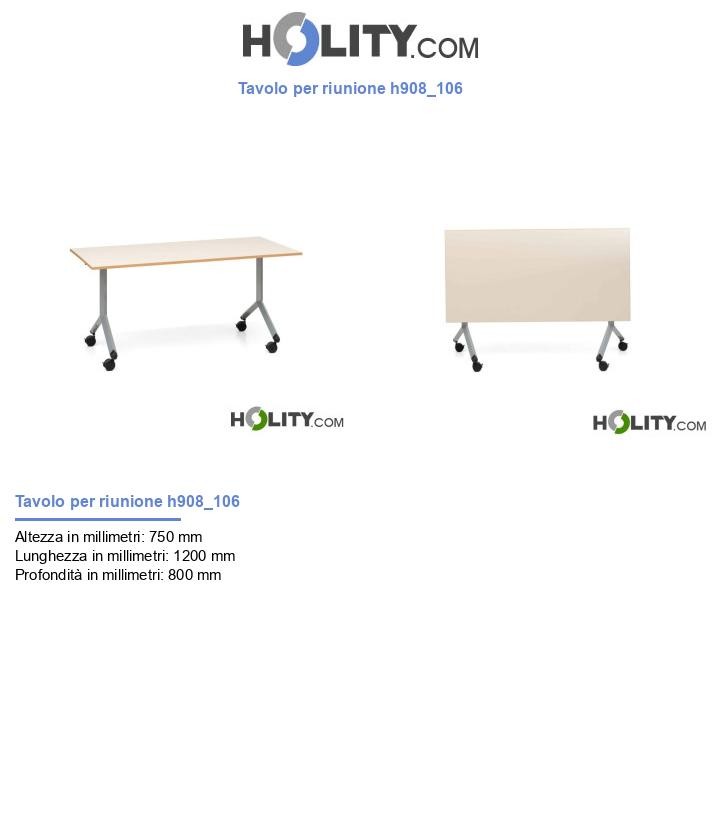 Tavolo per riunione h908_106