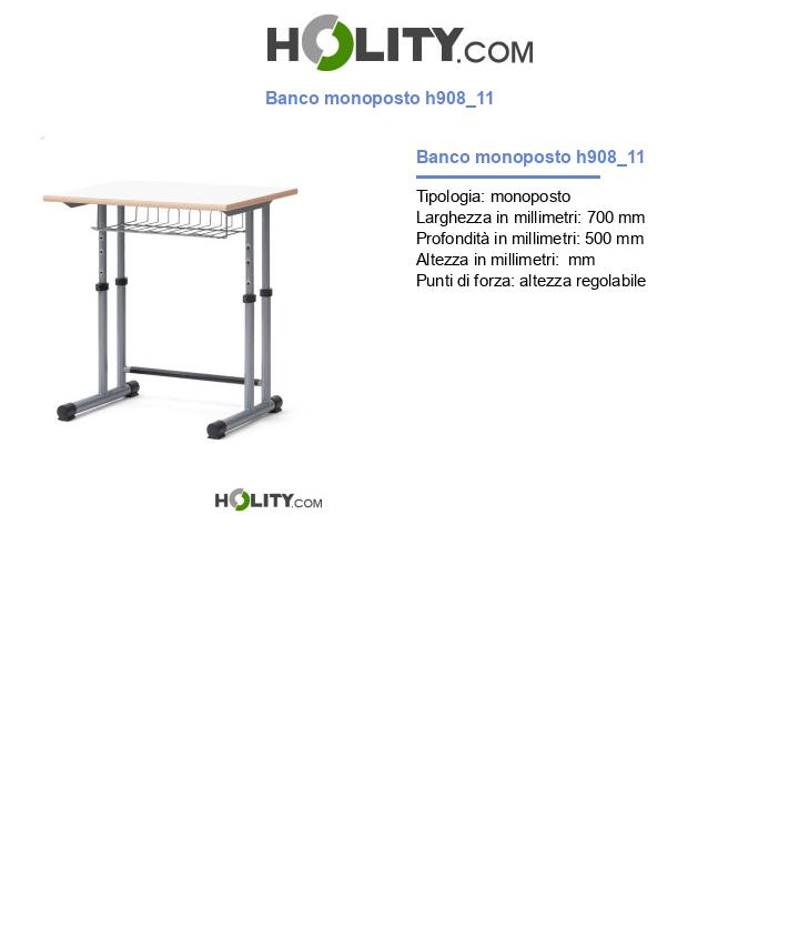 Banco monoposto h908_11