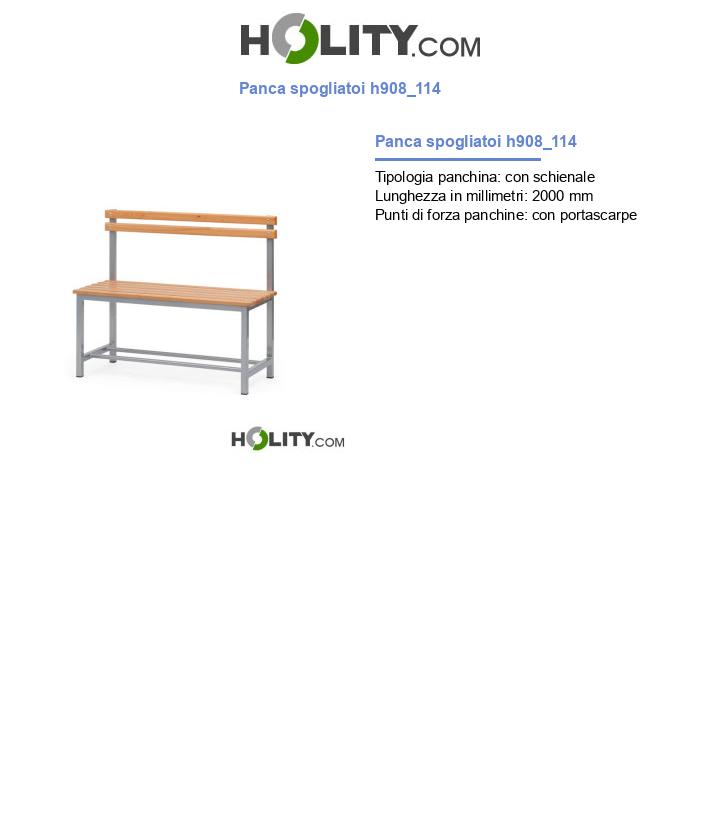 Panca spogliatoi h908_114
