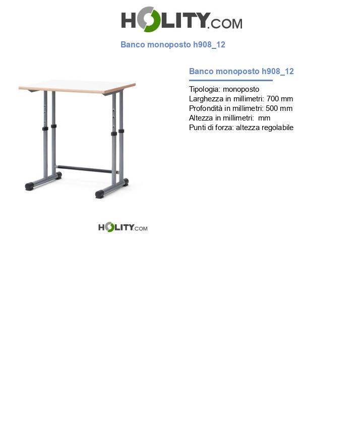 Banco monoposto h908_12
