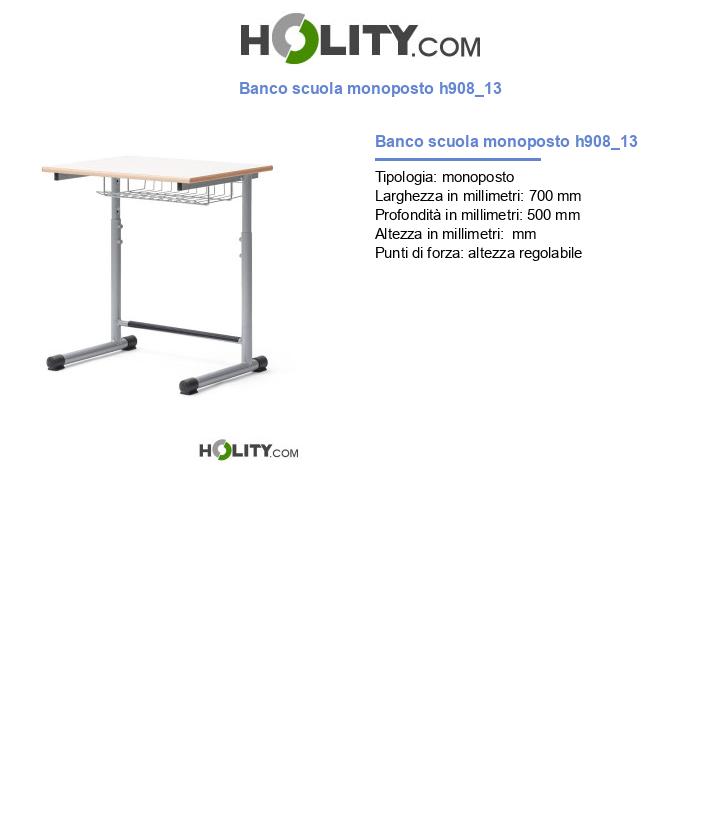 Banco scuola monoposto h908_13