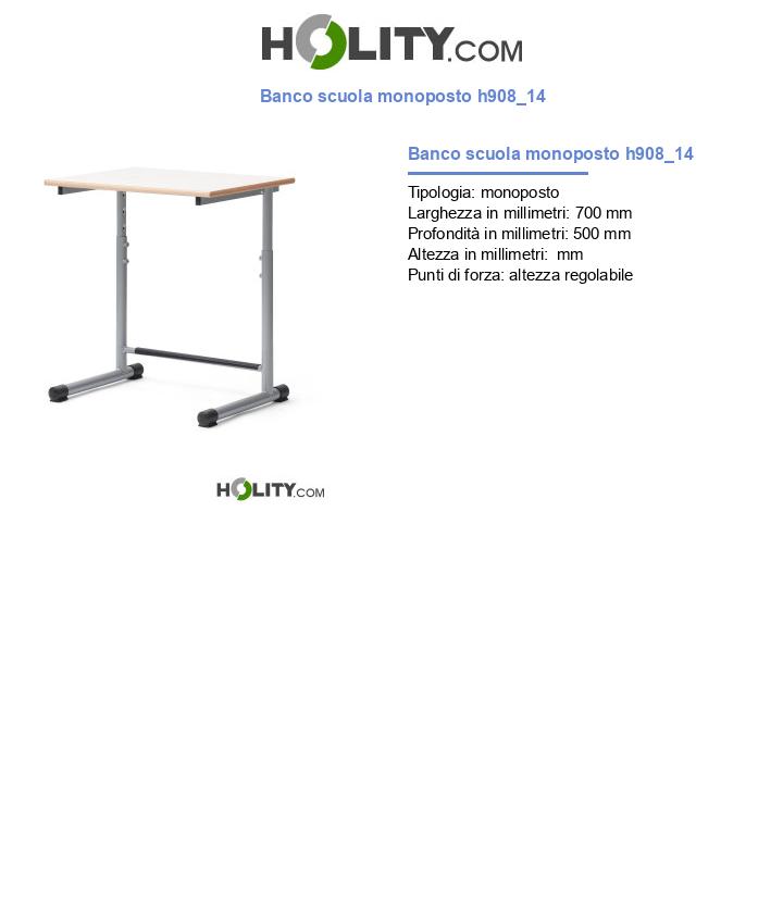 Banco scuola monoposto h908_14