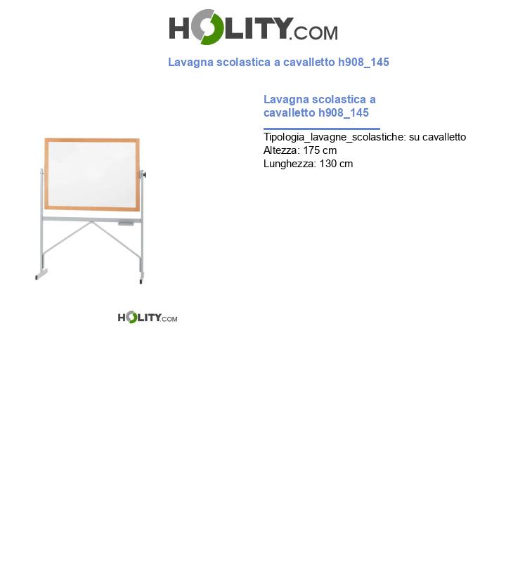 Lavagna scolastica a cavalletto h908_145