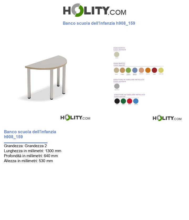 Banco scuola dell'infanzia h908_159