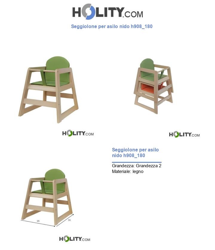 Seggiolone per asilo nido h908_180