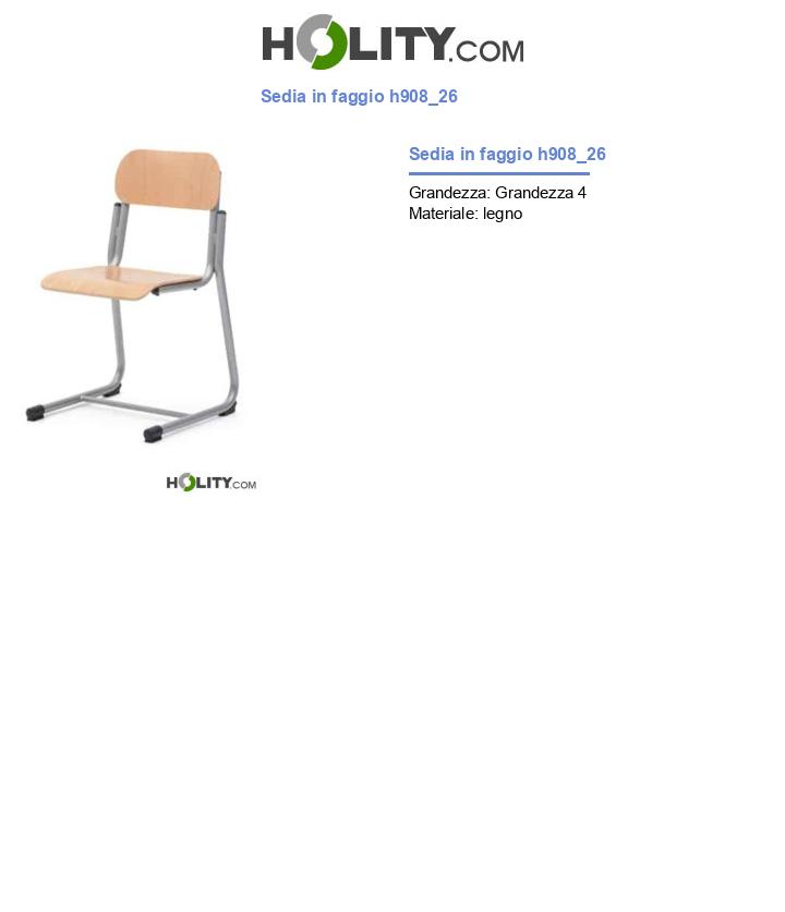 Sedia in faggio h908_26
