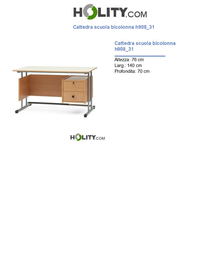 Cattedra scuola bicolonna h908_31