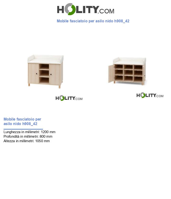 Mobile fasciatoio per asilo nido h908_42
