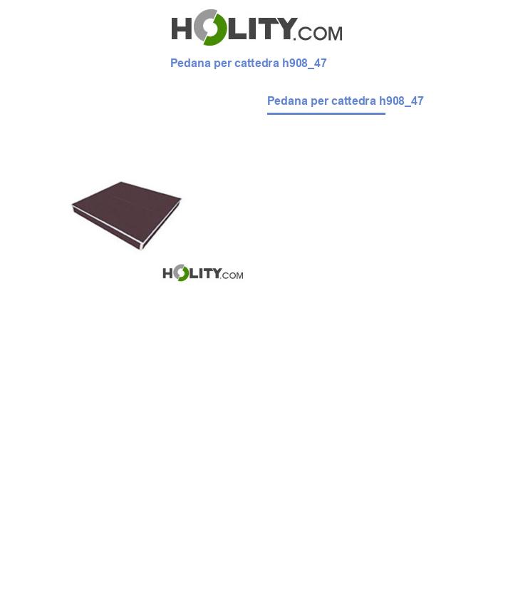 Pedana per cattedra h908_47