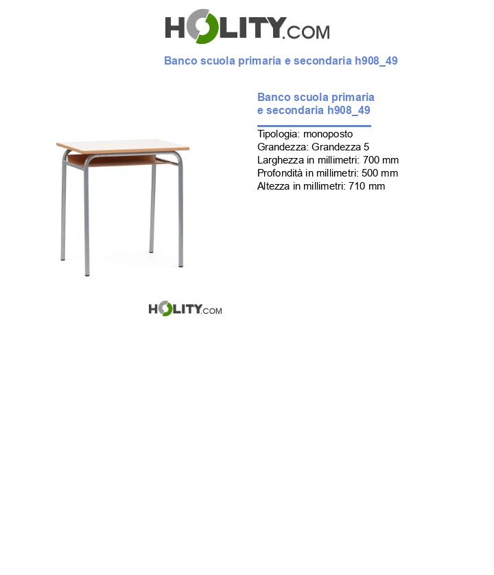Banco scuola primaria e secondaria h908_49