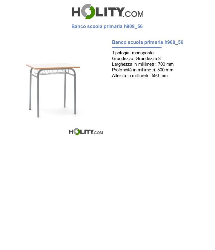 Banco scuola primaria h908_56