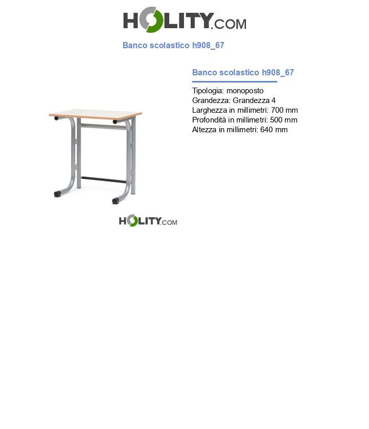 Banco scolastico h908_67