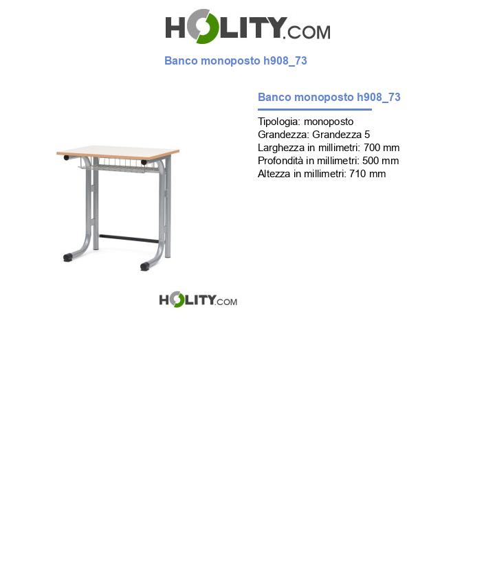 Banco monoposto h908_73
