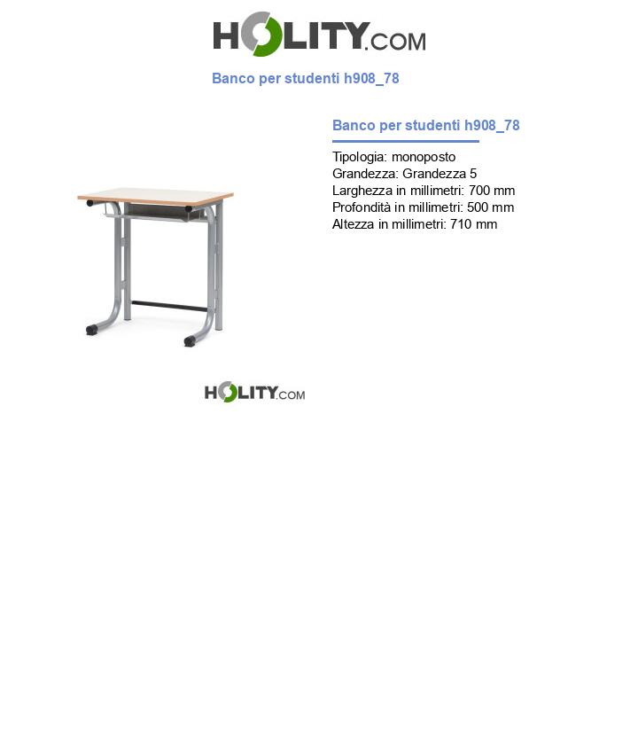 Banco per studenti h908_78