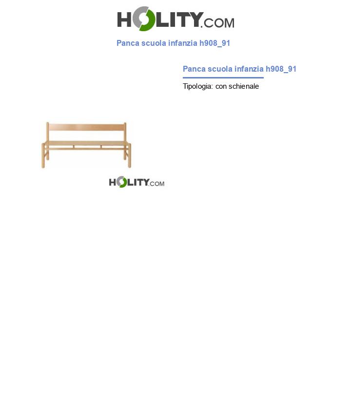 Panca scuola infanzia h908_91