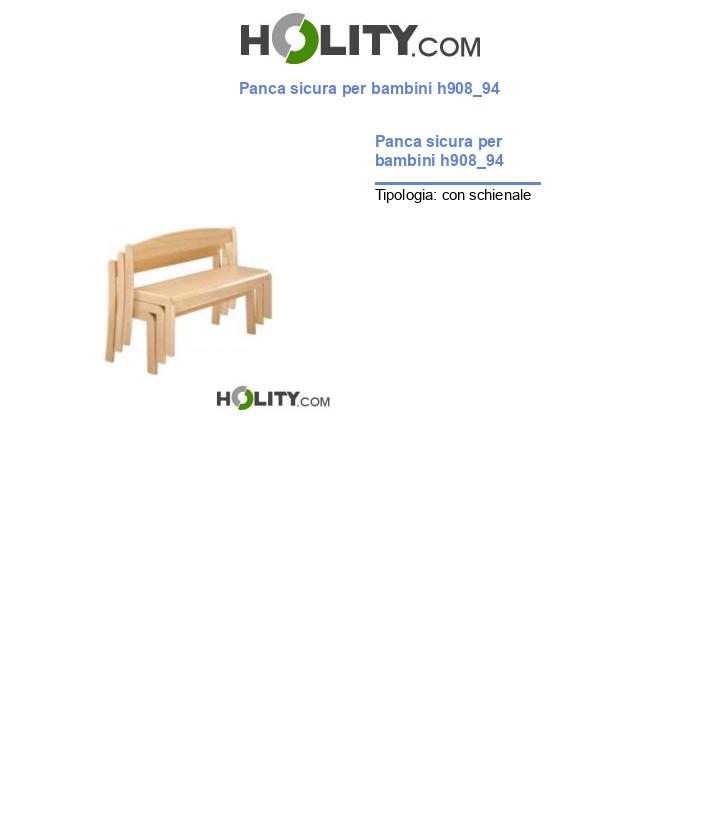 Panca sicura per bambini h908_94