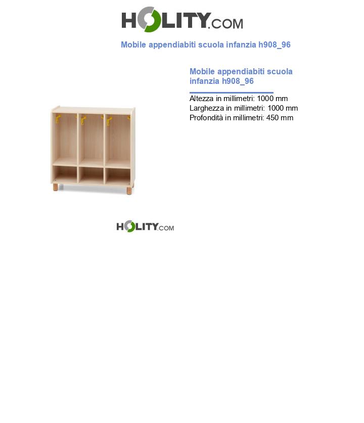 Mobile appendiabiti scuola infanzia h908_96