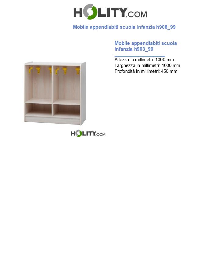 Mobile appendiabiti scuola infanzia h908_99