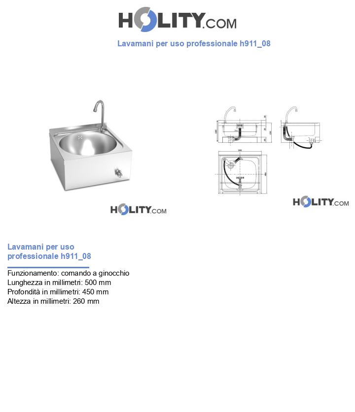 Lavamani per uso professionale h911_08