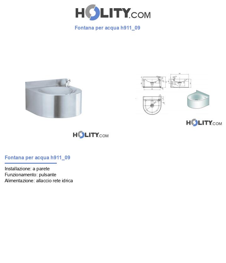 Fontana per acqua h911_09