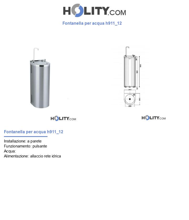 Fontanella per acqua h911_12
