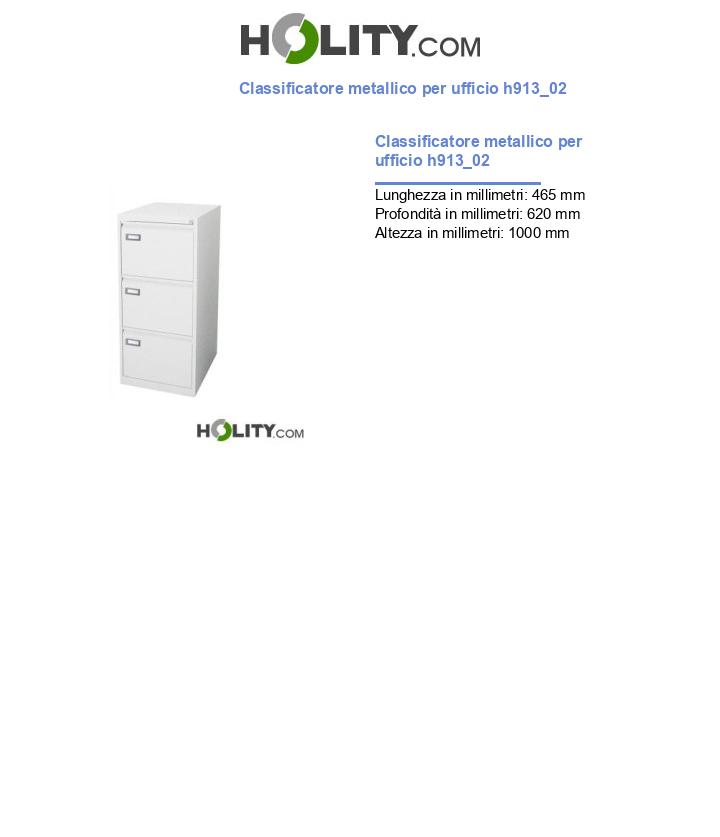 Classificatore metallico per ufficio h913_02