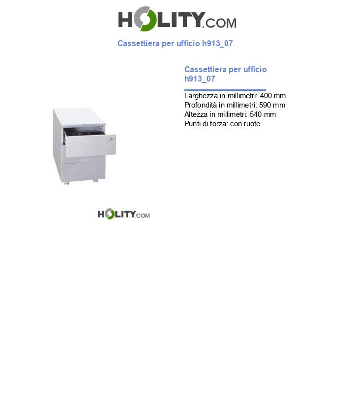 Cassettiera per ufficio h913_07