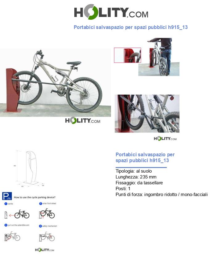 Portabici salvaspazio per spazi pubblici h915_13