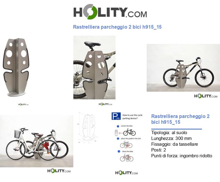 Rastrelliera parcheggio 2 bici h915_15