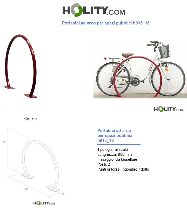 Portabici ad arco per spazi pubblici h915_16