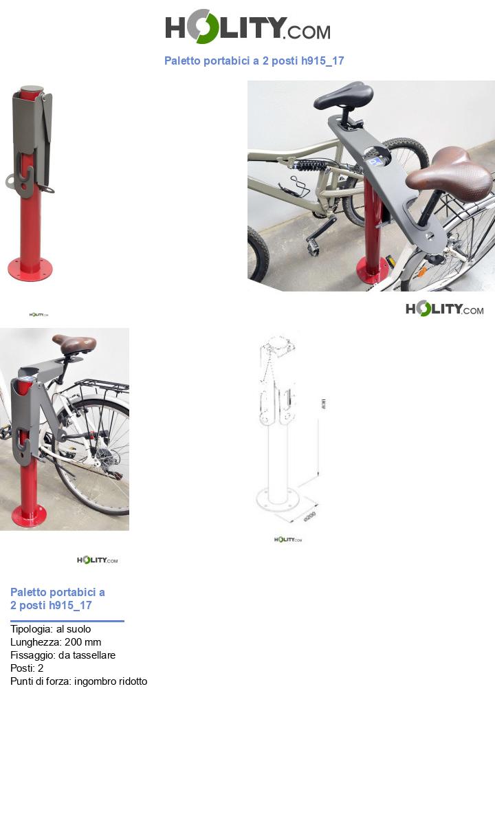 Paletto portabici a 2 posti h915_17