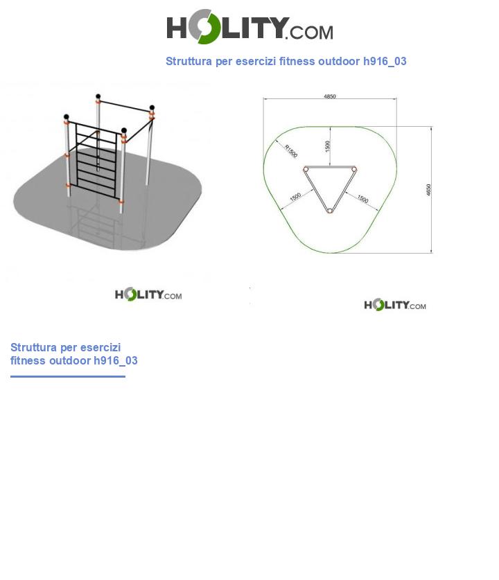 Struttura per esercizi fitness outdoor h916_03