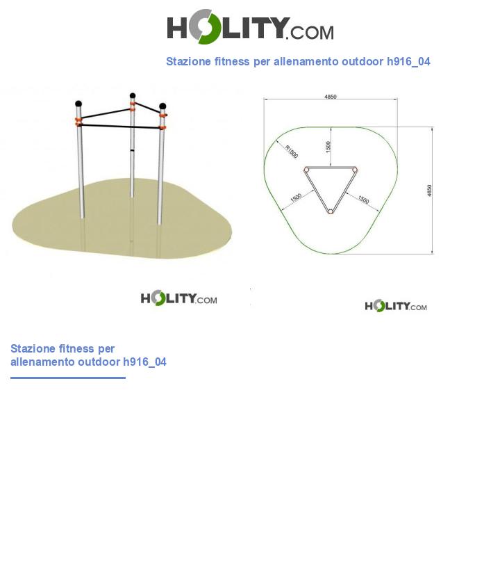 Stazione fitness per allenamento outdoor h916_04