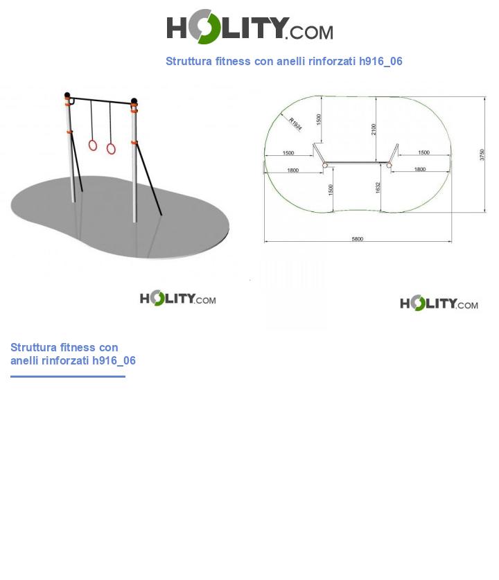 Struttura fitness con anelli rinforzati h916_06