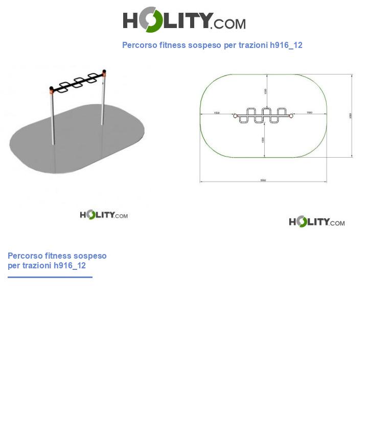 Percorso fitness sospeso per trazioni h916_12
