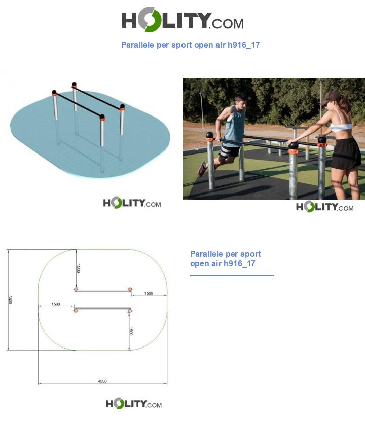 Parallele per sport open air h916_17