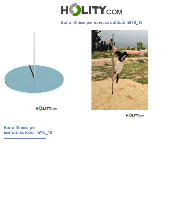 Barra fitness per esercizi outdoor h916_19