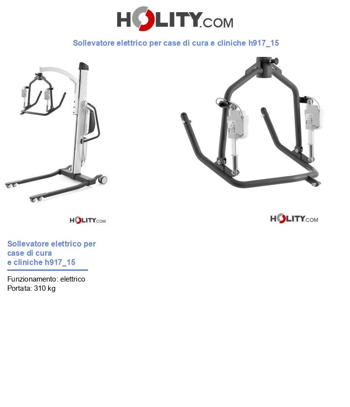 Sollevatore elettrico per case di cura e cliniche h917_15