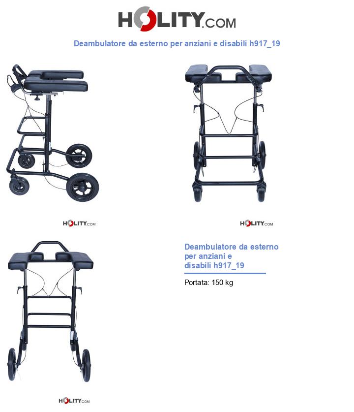 Deambulatore da esterno per anziani e disabili h917_19