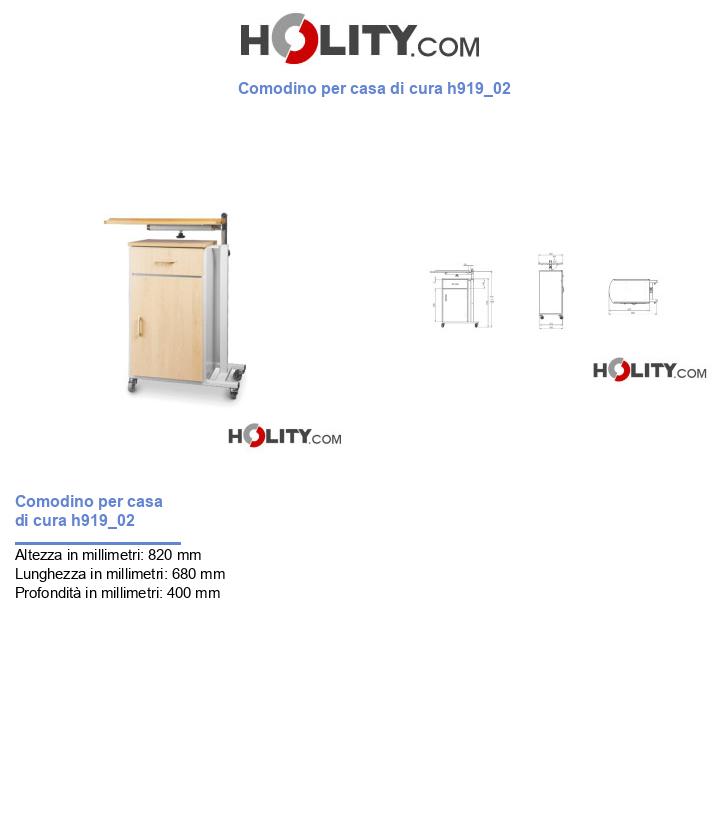 Comodino per casa di cura h919_02