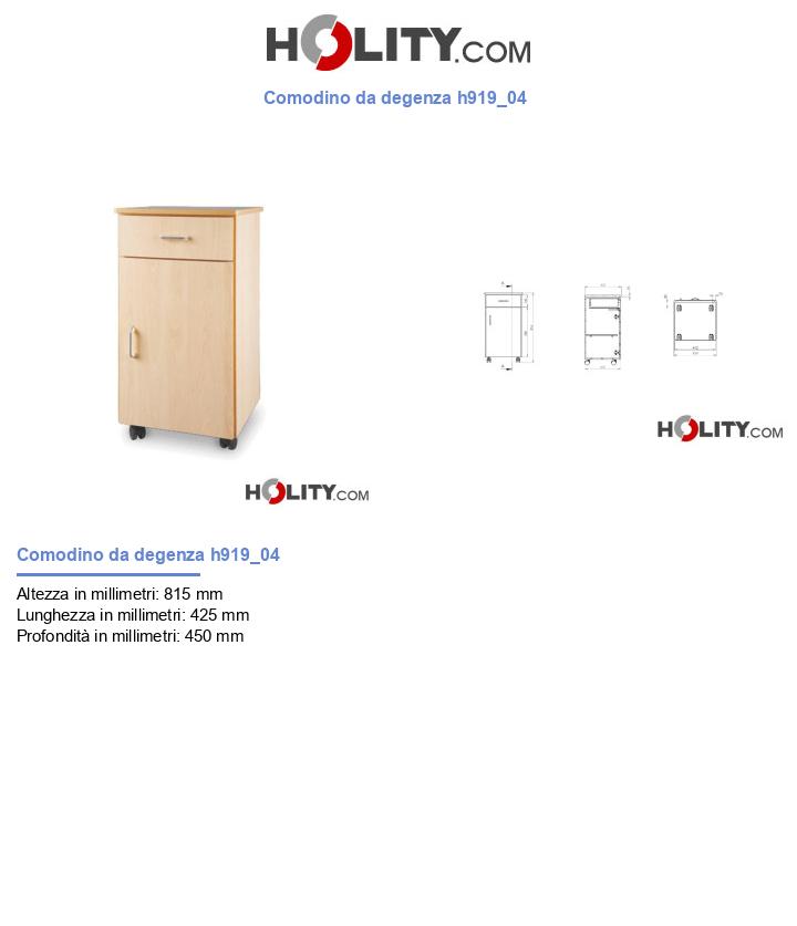 Comodino da degenza h919_04