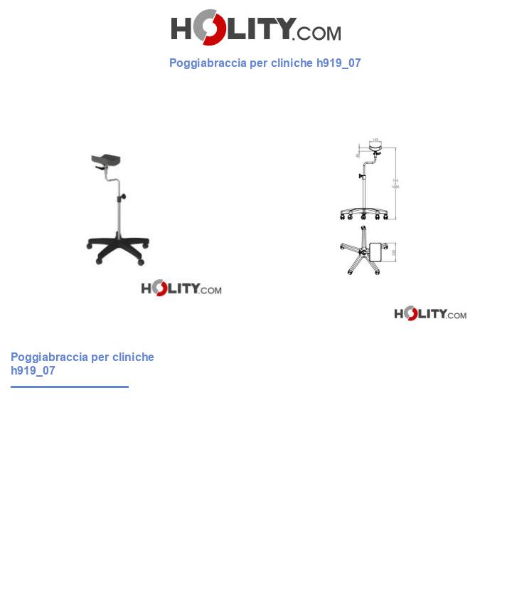 Poggiabraccia per cliniche h919_07