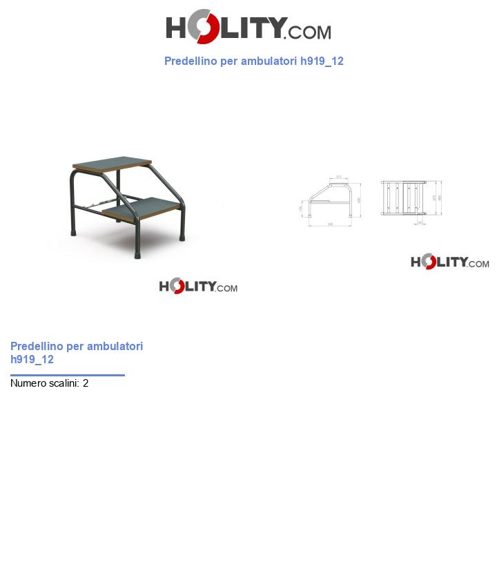 Predellino per ambulatori h919_12