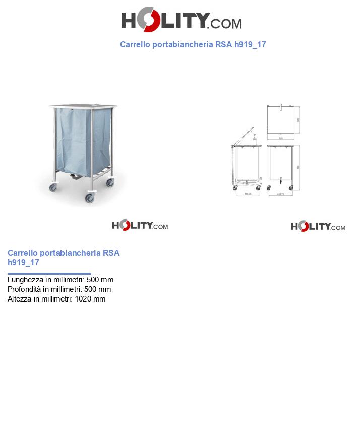 Carrello portabiancheria RSA h919_17