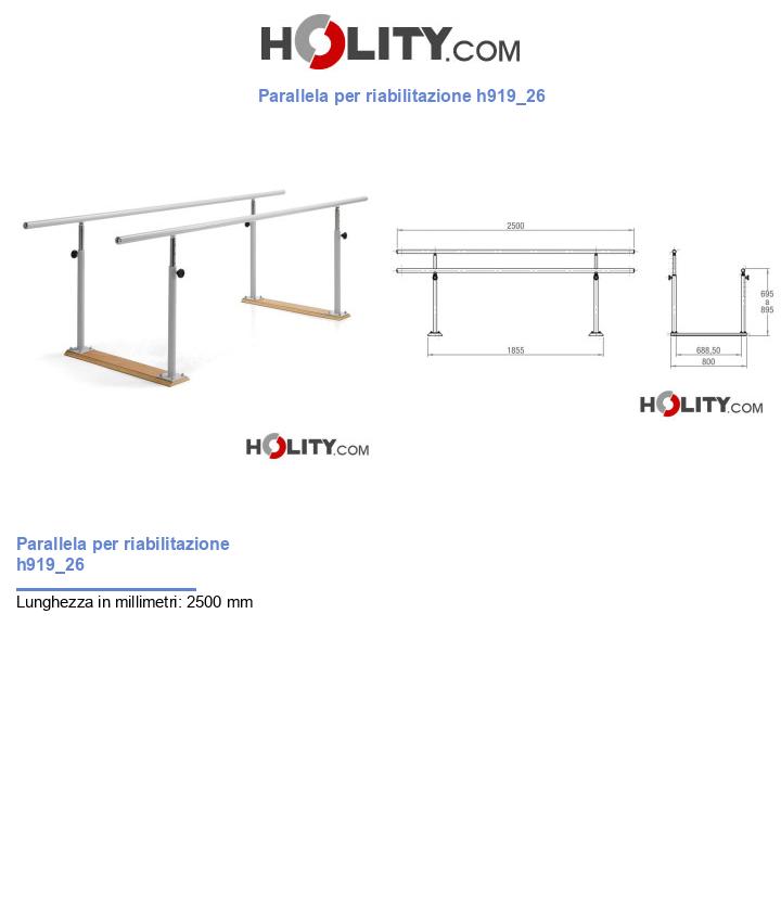 Parallela per riabilitazione h919_26