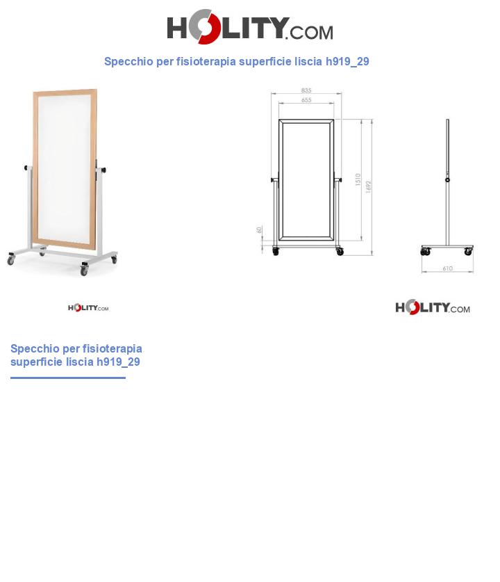 Specchio per fisioterapia superficie liscia h919_29