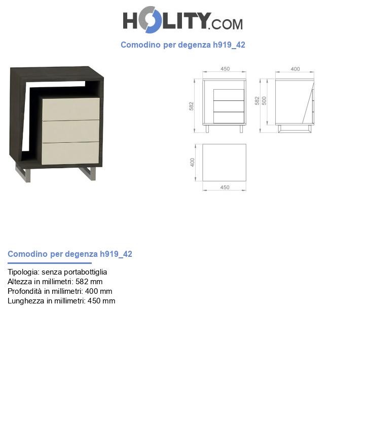 Comodino per degenza h919_42