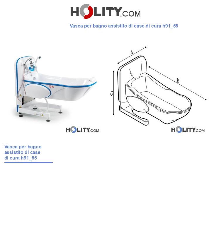 Vasca per bagno assistito di case di cura h91_55