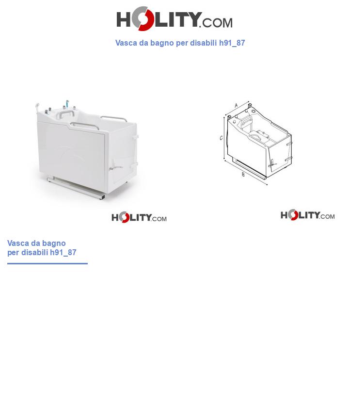 Vasca da bagno per disabili h91_87
